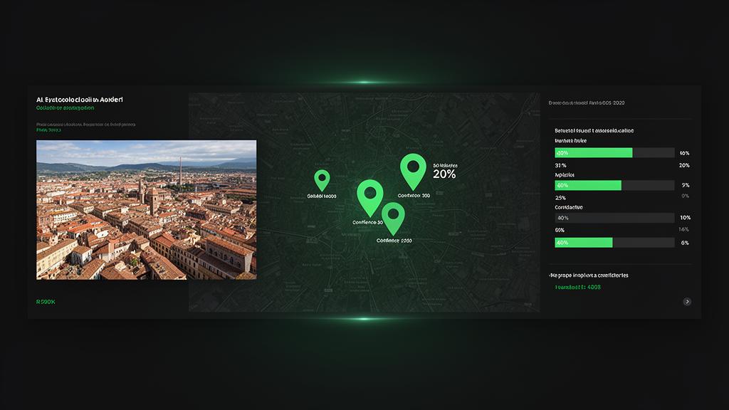 AI Location Search preview showing analysis results on a map